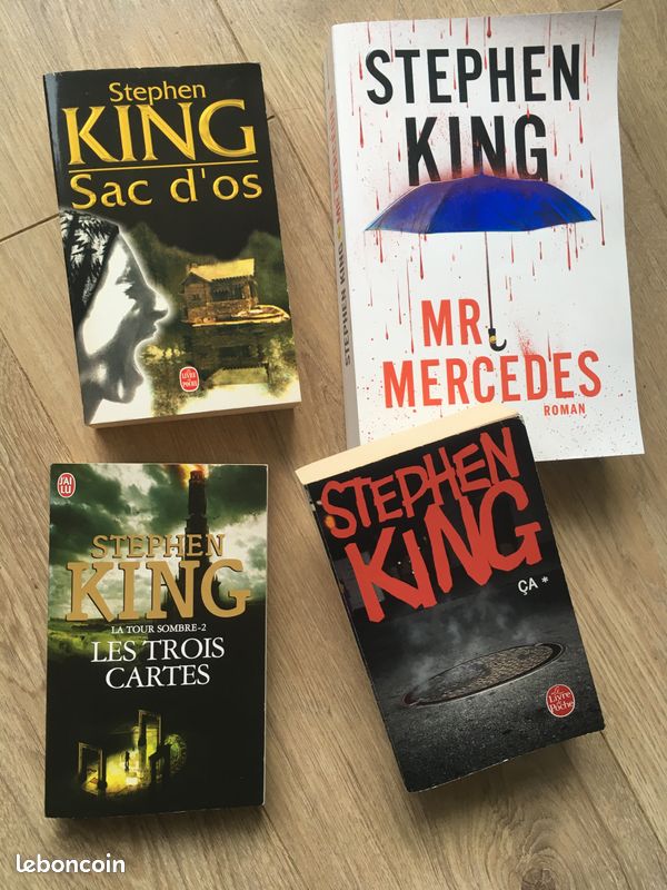 Lot de 4 livres de Stephen King - Livres