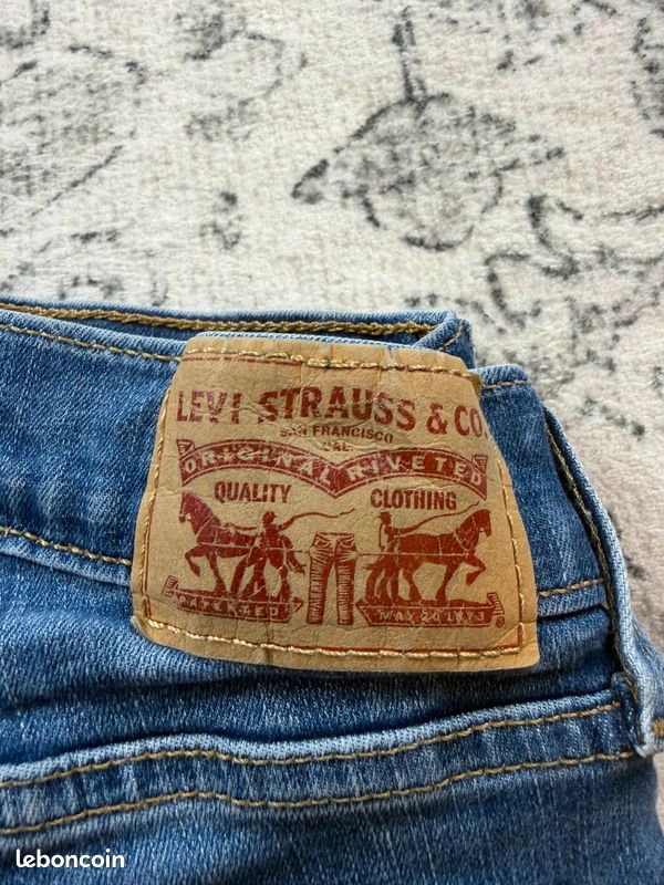 Jean Lévis Bleu Supper Skinny W28 L30 FR38 Femme #0032 (image 9)