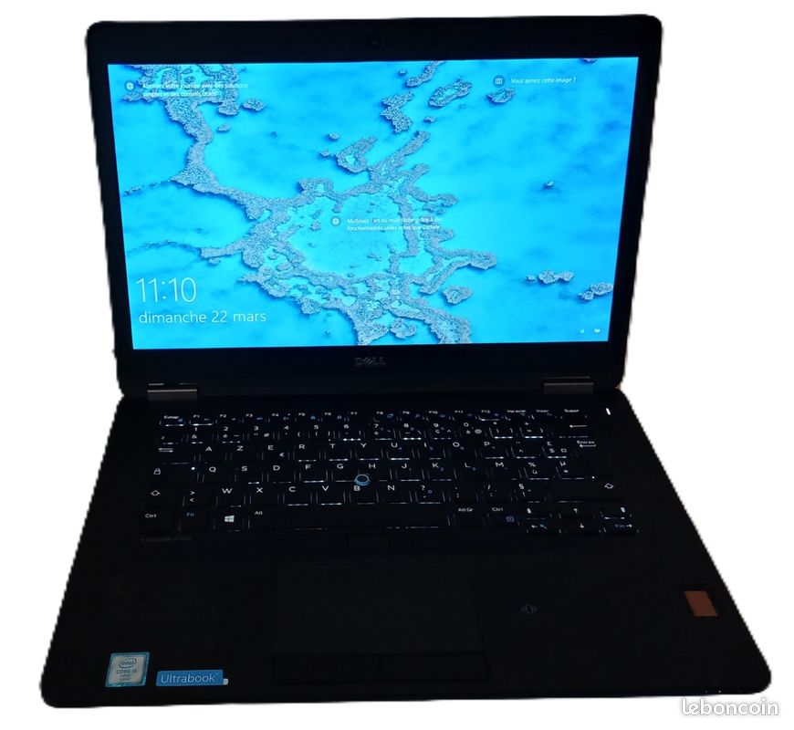 ORDINATEUR PORTABLE DELL Latitude E7470 Intel Core i7 6600U 2,6 GHz 4