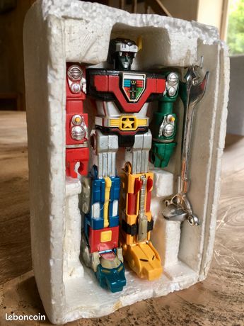 Robot Popy Chogokin Power Rangers – Métal, Vintage 1979, Singapour, Incomplet