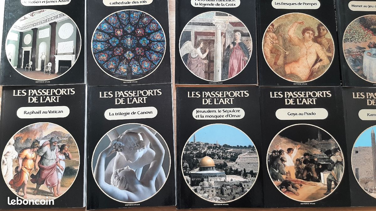 Lot de 43 livres les passeports de l'art édition Atlas (image 2)