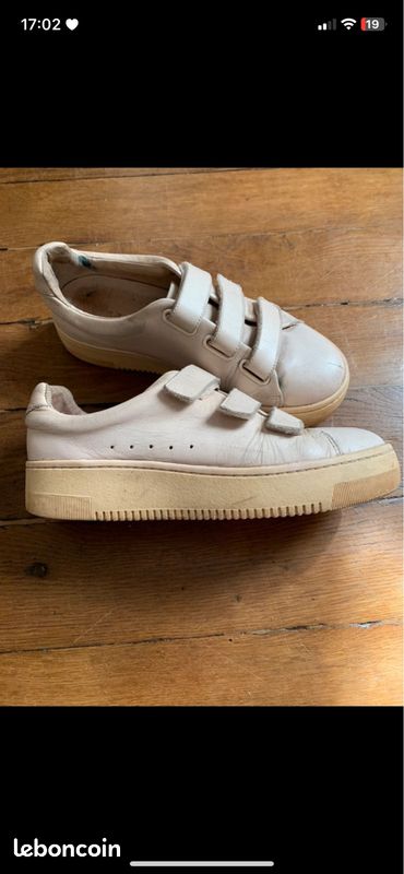 Baskets en cuir Sandro (image 2)