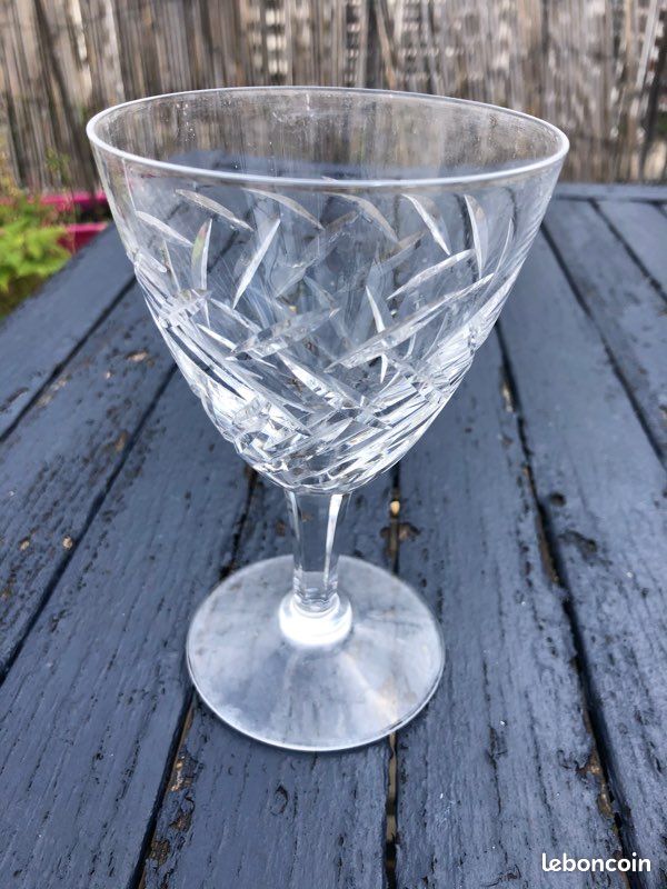 Lot de verres à eau en cristal (image 1)