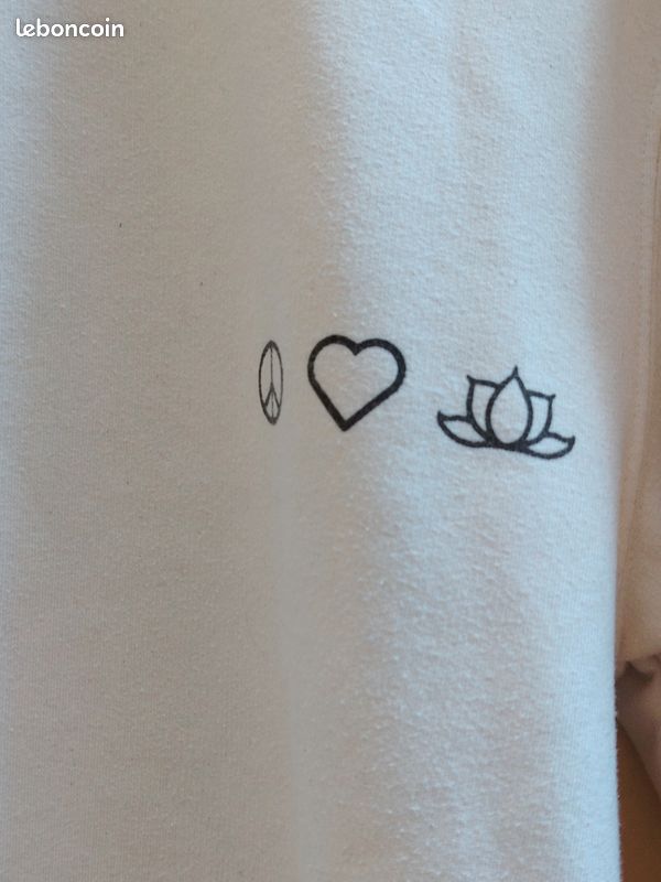 Sweat White Lotus London Taille M (image 4)