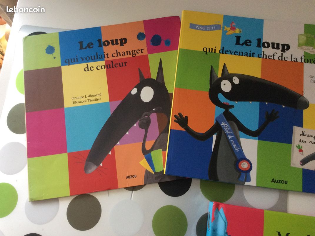 Lot de livres du Loup Auzou (Orianne Lallemand) (image 4)