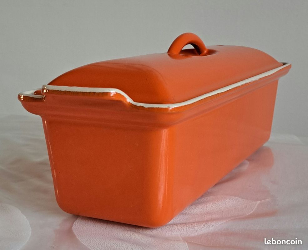 Terrine à Pâté Le Creuset Grand Modèle 32 Cm, Orange, Compatible Tous Feux