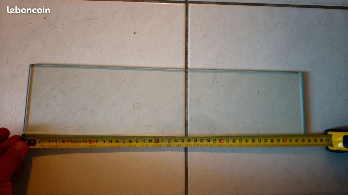 Lot de plaques d'étagères en verre transparent (bricolage / déco) (image 4)