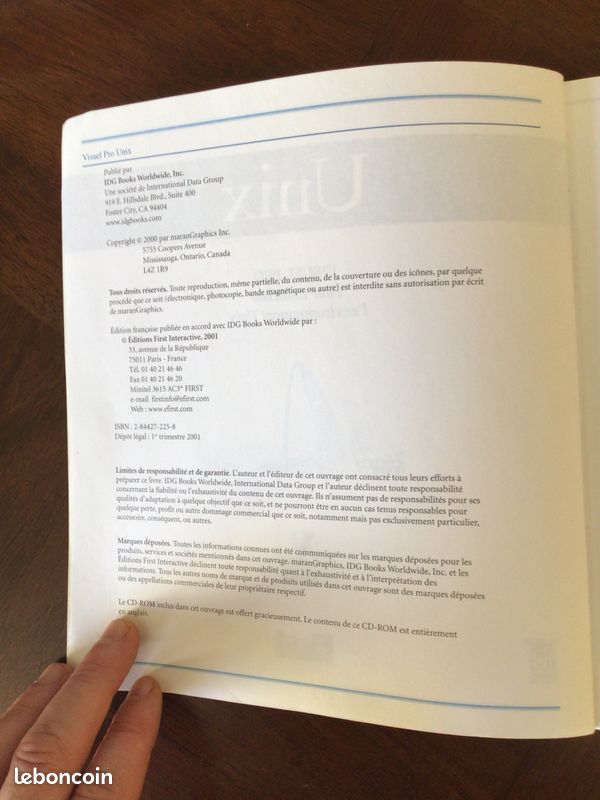 đ Unix, visuel pro pour maĂźtriser lâenvironnement Unix (sans le CD-ROM) (image 7)
