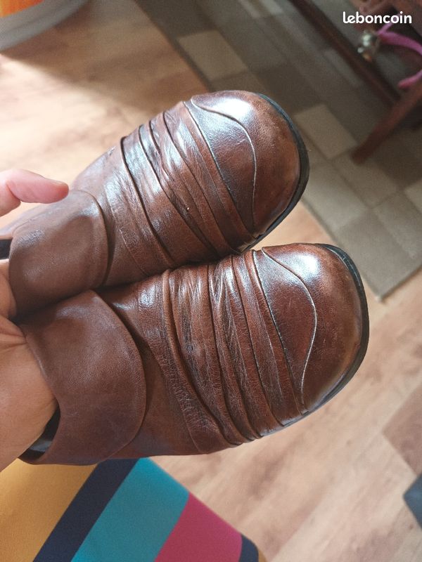 Chaussure heyraud taille 40 brune (image 5)