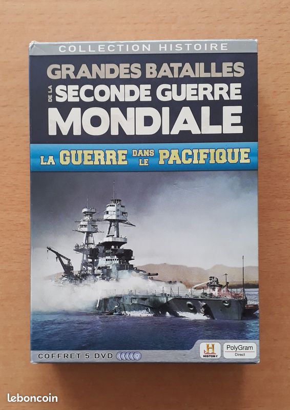 Les grandes batailles de la Seconde Mondiale : la Guerre dans Le Pacifique - Coffret 5 DVD (image 1)