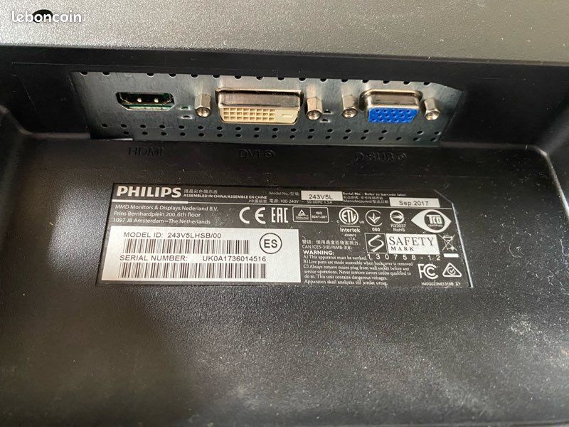 Ecran Philips 243V5L (image 3)