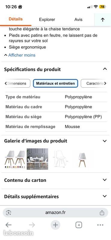 Chaises design scandinaves (image 13)