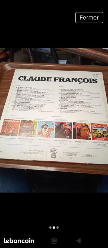 33tours Claude François en Anglais (image 2)