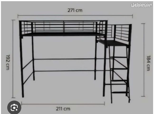 Lit mezzanine 2 places (image 5)