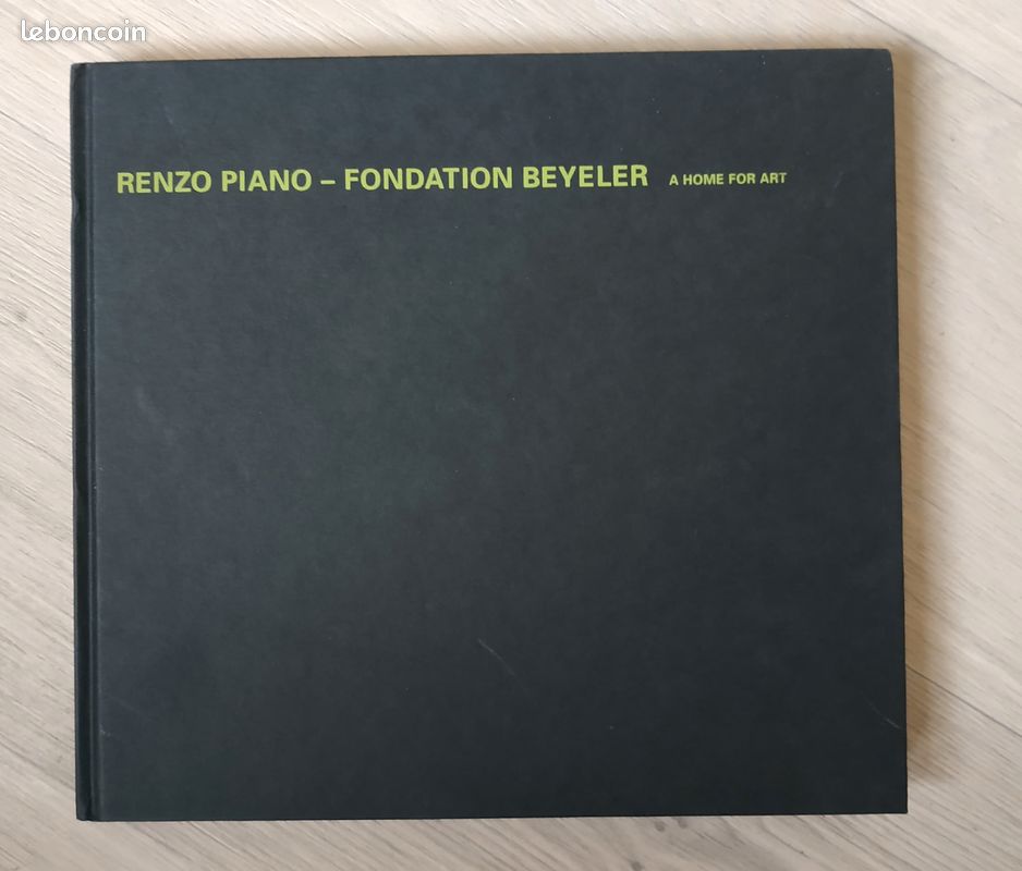 Renzo piano- Fondation Beyeler, Ed. Birkhäuser-Publisher for Architecture, 1998 (image 1)