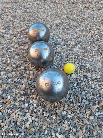 Boules De Pétanque Acier - Lot De 3, Fabrication Française, Superbe état