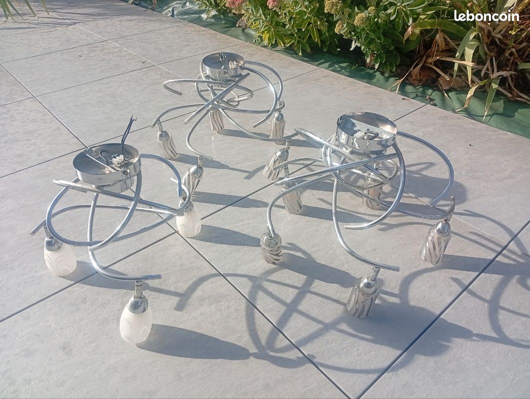 3 plafonniers de salon led (image 2)