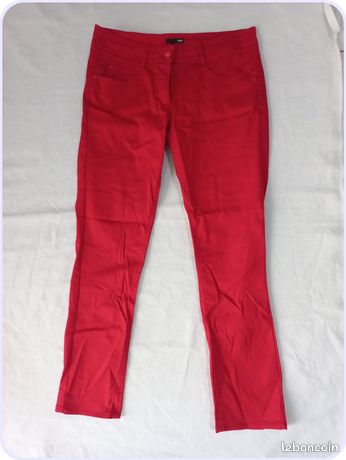 Pantalon Fluide H&M Imprimé Floral – Marron Et Blanc – Taille 8 – Avec Poches – Neuf Avec étiquettes