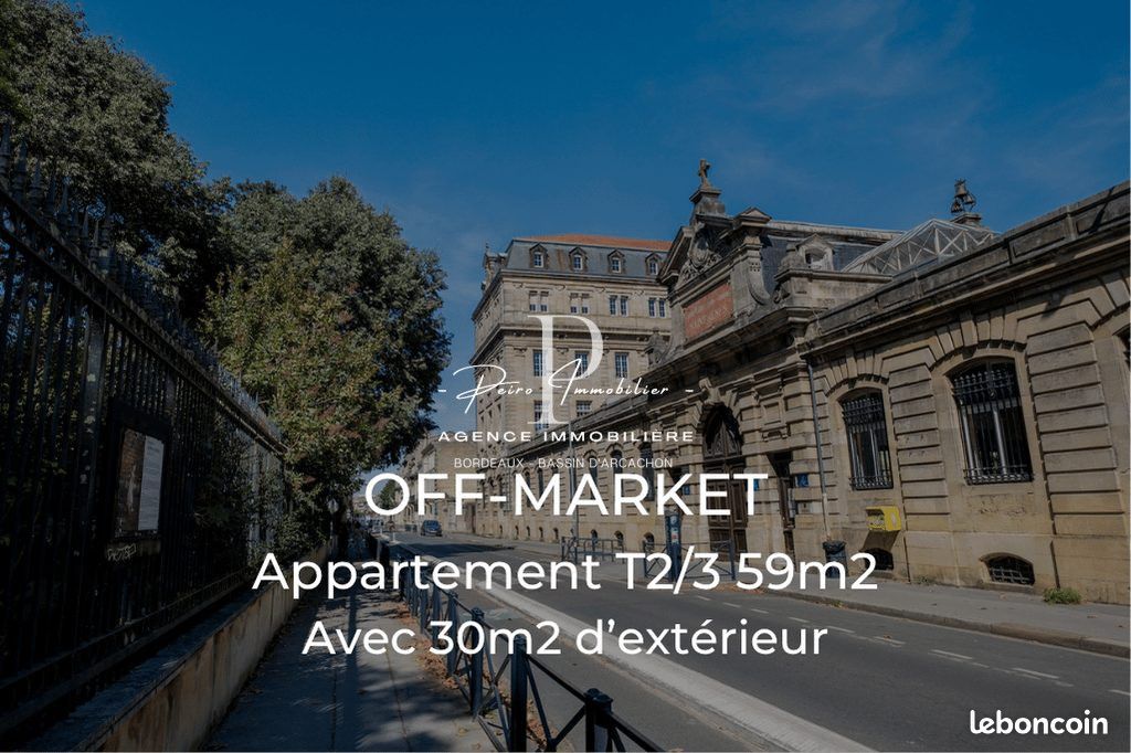 Appartement 3 pièces 59 m² · à Bordeaux · 59 m² · 255 000 €