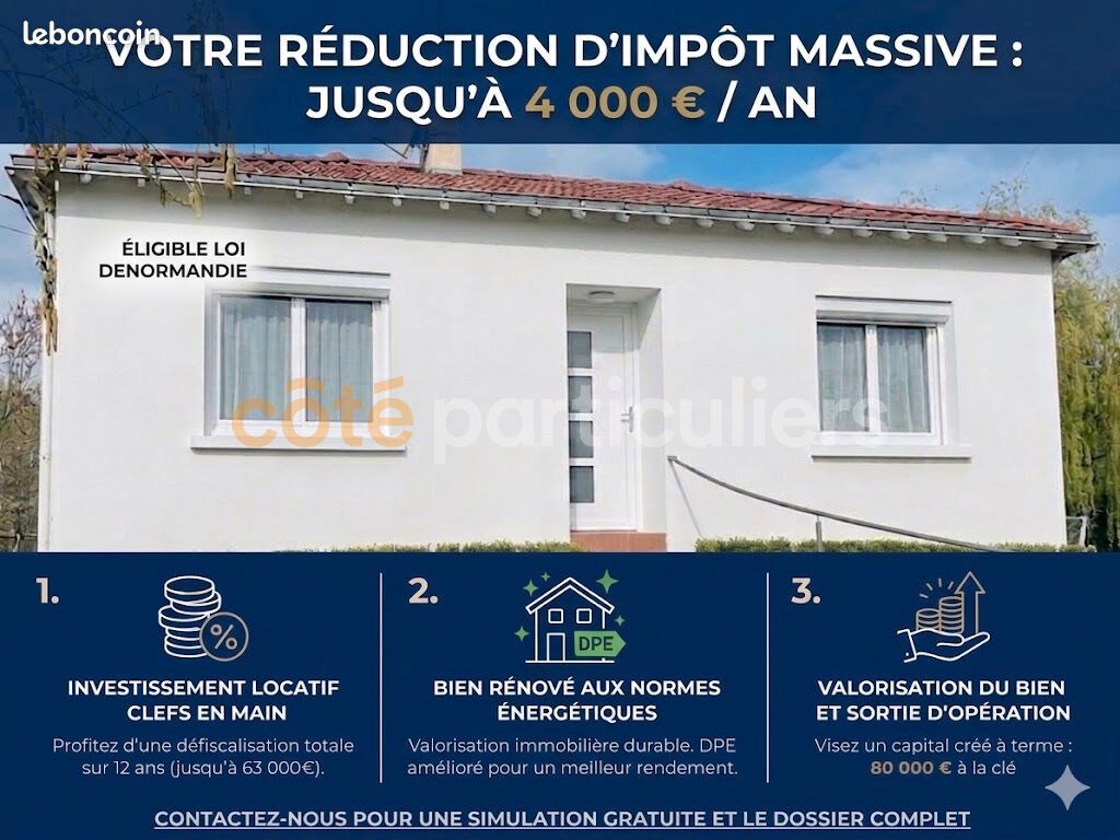 Maison 4 pièces 84 m² · à Chemillé-en-Anjou · 84 m² · 152 990 €