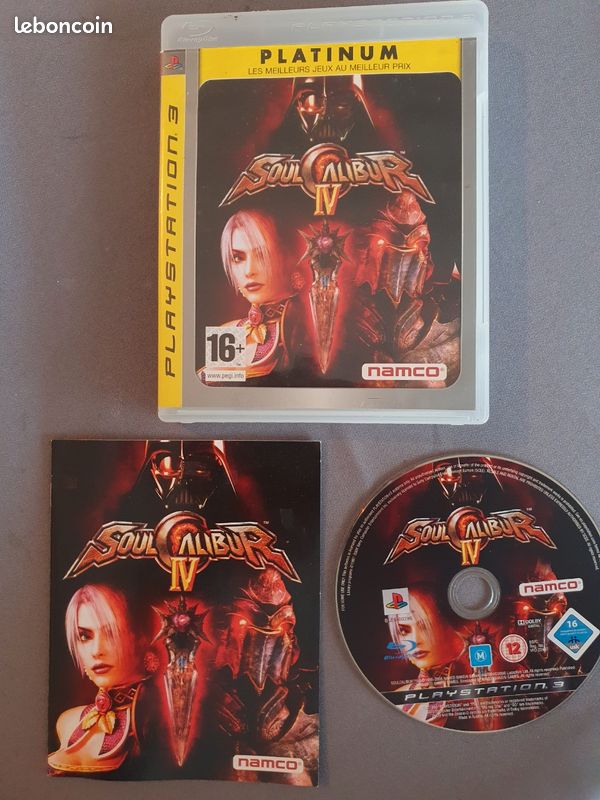 Soul Calibur IV jeu vidéo PS3 Platinium Complet FR (image 1)