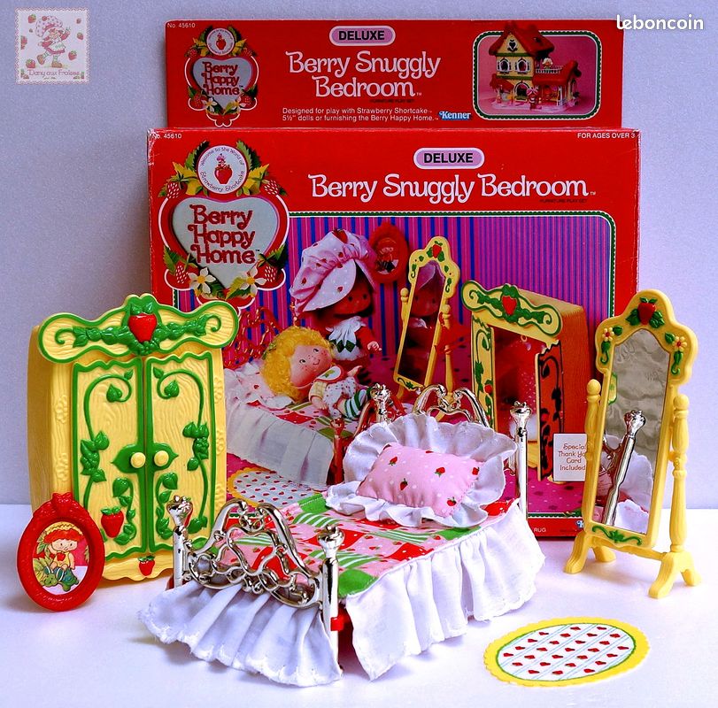 Vintage des années 1980, Charlotte aux fraises et baies Happy Home Meubles/Accessoires/Pièces de rechange - France