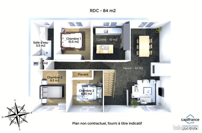 Maison 7 pièces 125 m²