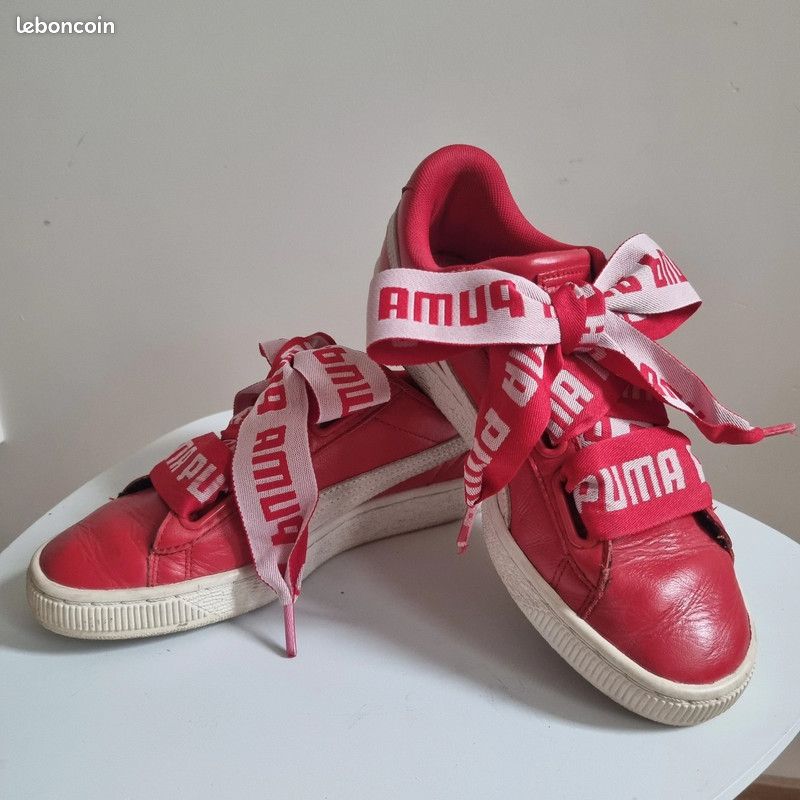 Puma Suede Heart Lacets Puma Larges Puma Basket Puma Grosse Puma