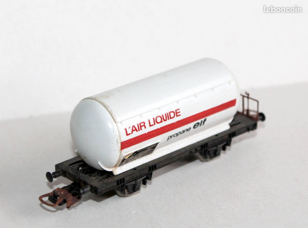 Wagon Citerne Butagaz HO 1/87 Lima - Modèle Occasion, Couleur Gris - Réf 30 2901