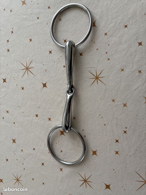 Mors de cheval porte-clés plaqué argent, Argent