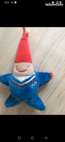 Peluche Mascotte Magic JO Albertville 1992 – 50cm – Produit Officiel Rare