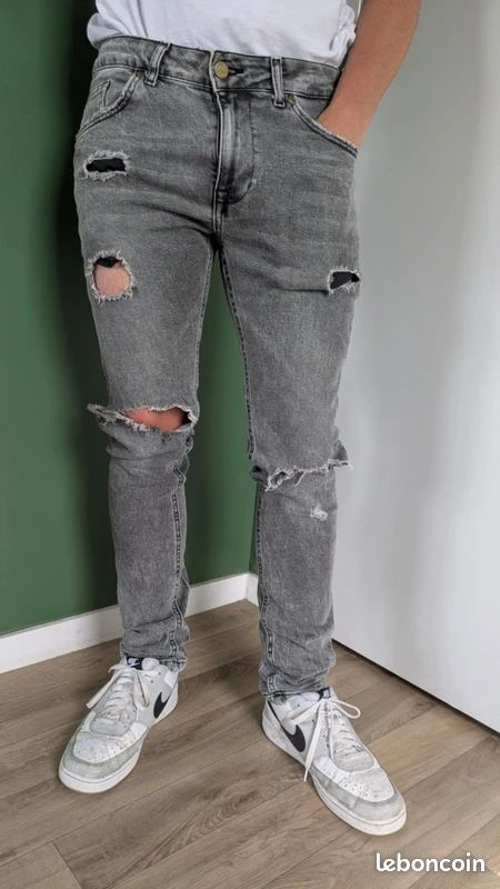Slim Fit Jeans Zara Jean Skinny Homme Jean Slim Homme Zara CROPPED
