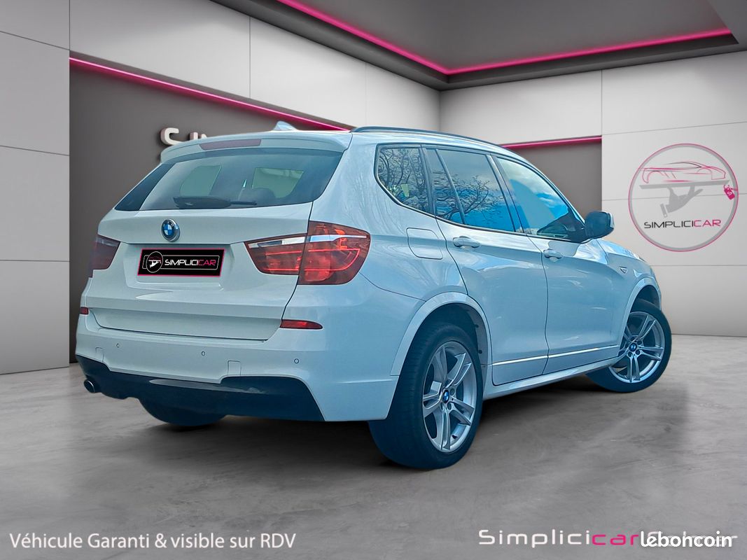 BMW X3 (F25) XDRIVE20D 184 M SPORT DESIGN BVA8 184Ch TO Jantes M19 Sieges Chauffants Garantie 12 mois (image 4)