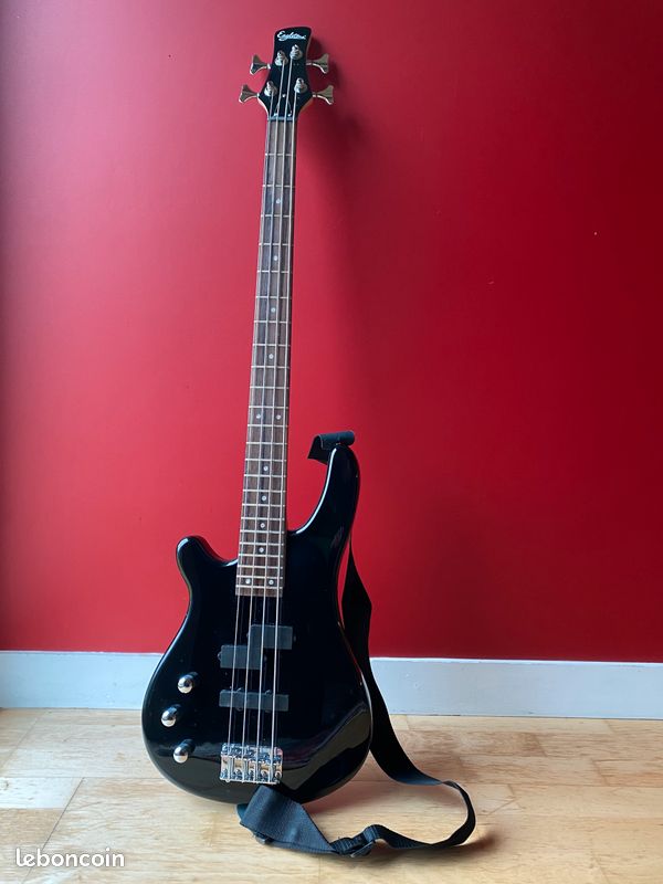 Basse électrique Woodbrass gaucher + ampli Eagletone 20 W (image 1)