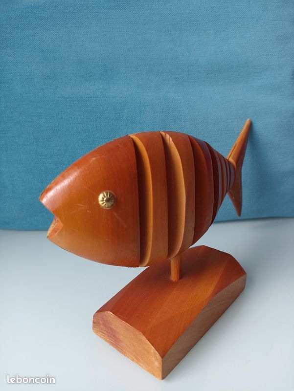 Sculpture Poisson en Céramique Rouge par Angelo Biancini pour SCI, Italie, 1930s en vente sur