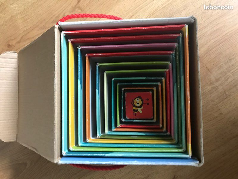 Cubes empilables djeco (image 2)