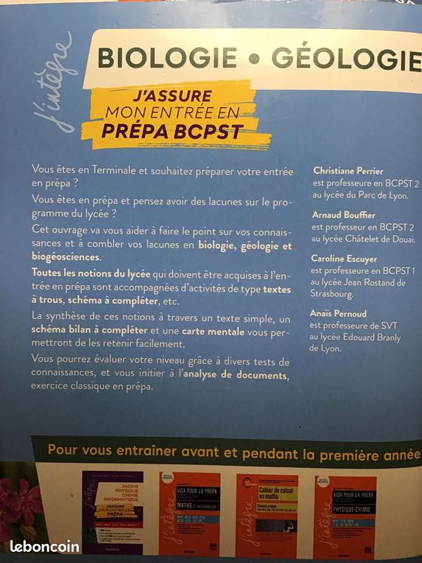 J’assure mon entrée en prépa BCPST Dunod Biologie Géologie (image 2)