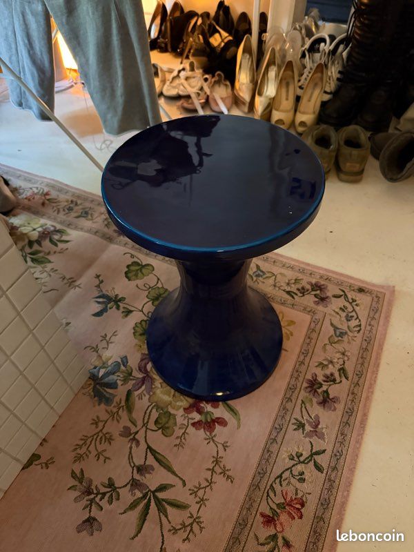 Tabouret tam-tam effet céramique (image 1)