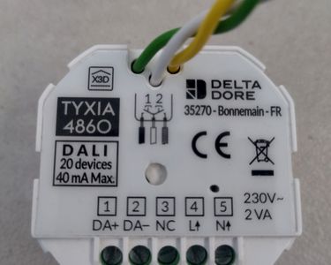 Module de variateur d'éclairage - TYXIA 4860 - DELTA DORE