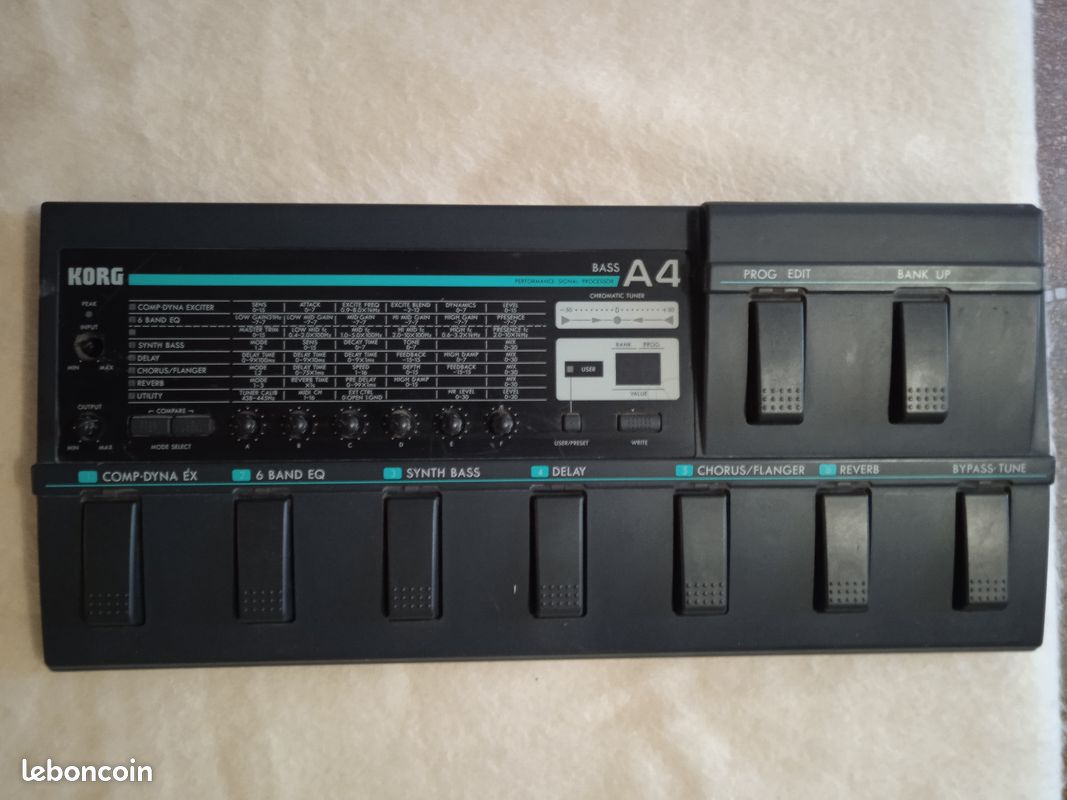 Multi effets basse vintage Korg A4 (image 4)
