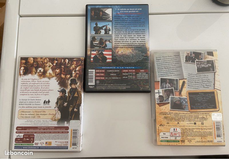Dvd Oliver Twist, Lord of war, Les Choristes (image 2)