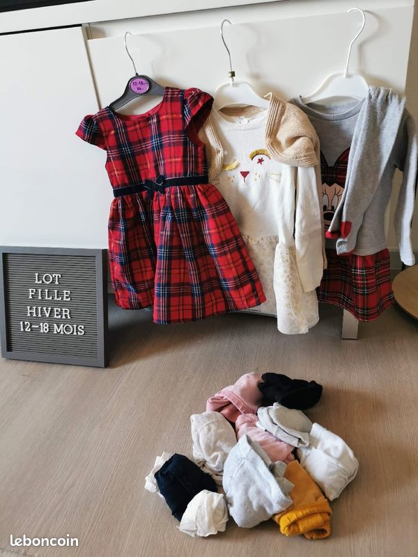 Lot fille hiver 12-18 mois (image 1)
