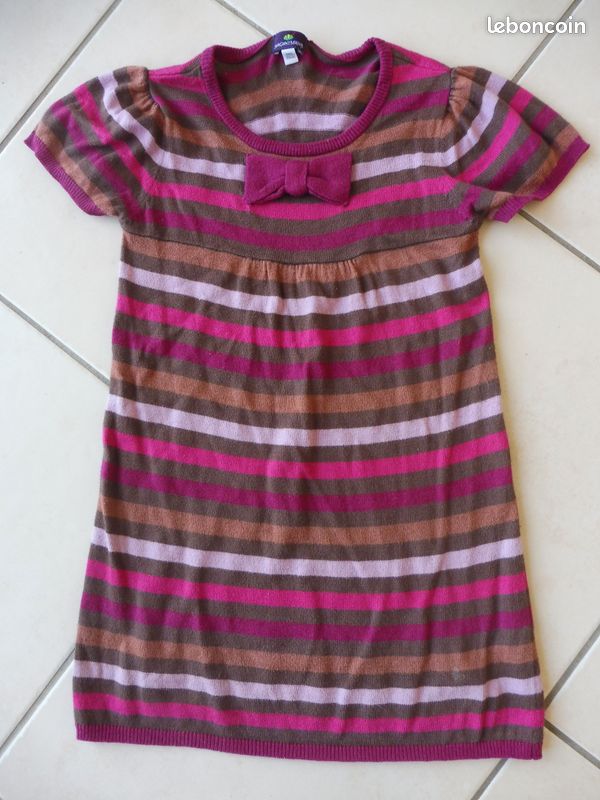 Lot 4 tuniques Sergent major, Verbaudet, Lisa rose, kitty 8 ans (image 2)