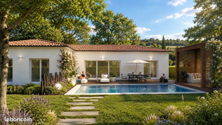 Villa moderne plain pied en l puydaniel 31190