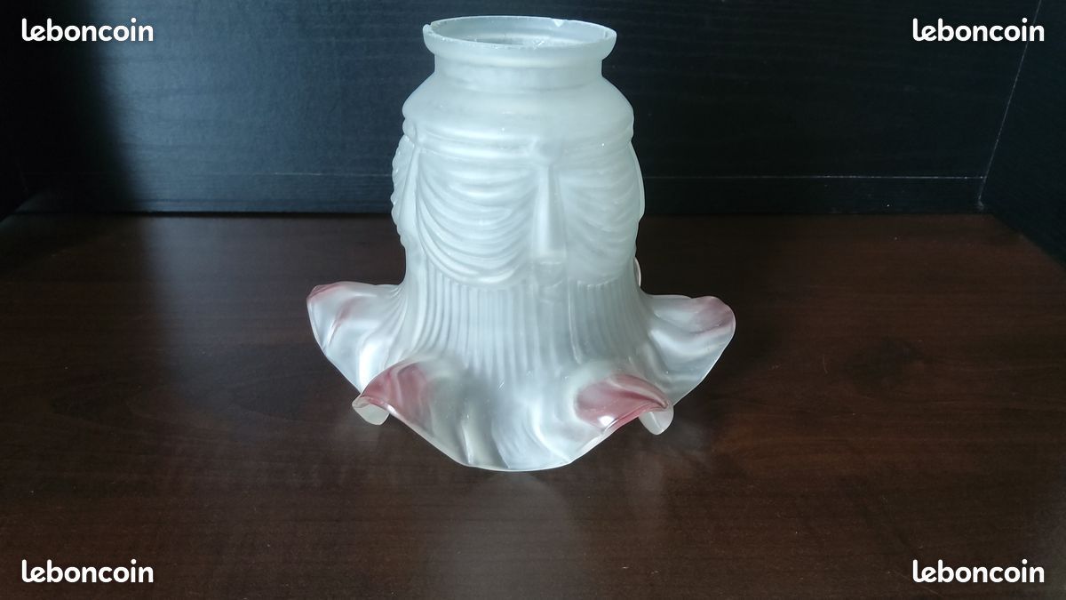 Applique vintage avec verre tulipe et col de cygne (image 10)
