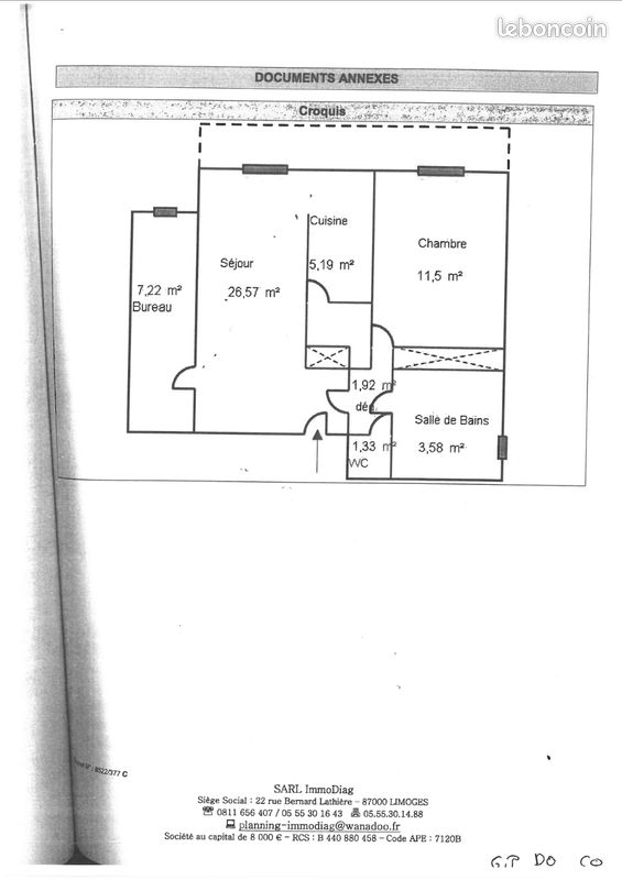 Appartement 3 pièces 57 m² · à Limoges · 57 m² · 700 €/mois