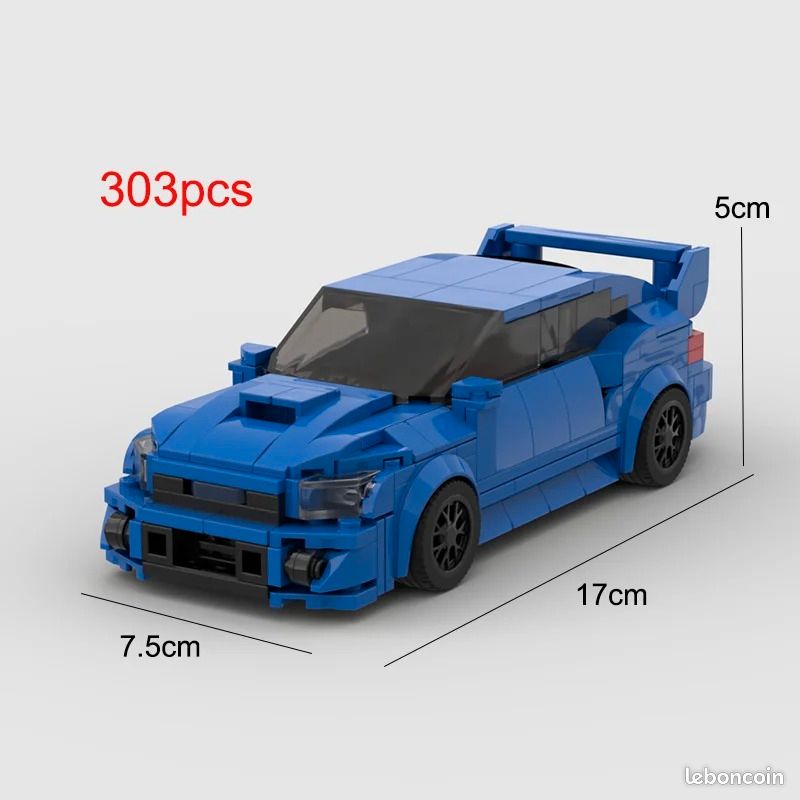 🚗 Subaru WRX STI 303 pièces 🧩 Blocs de construction - Neuf - Pas Construit💙 (image 2)