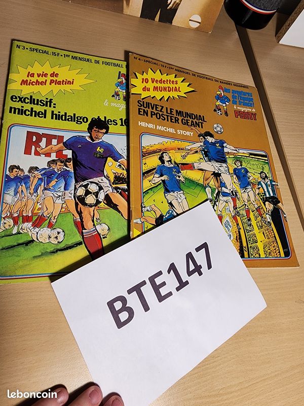 Miroir Du Football N°308 1978 – Platini & OM, Poster Géant Collector, Très Bon état