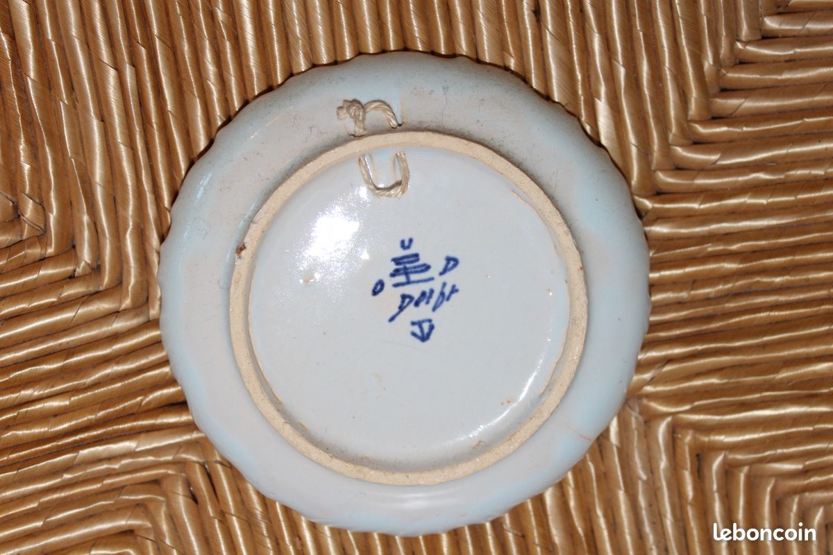 Vase et petite coupe signes delf (image 6)