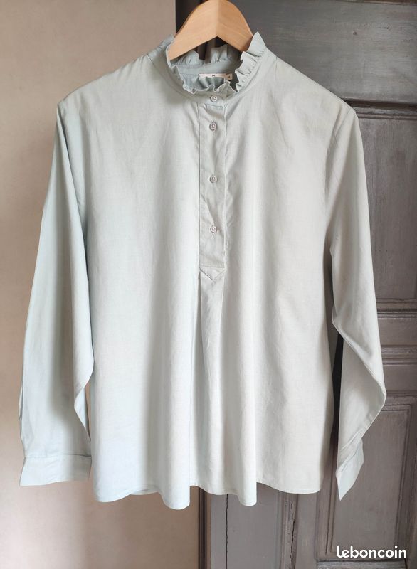252 Ancien PATRON PARIS LUXE VINTAGE FRENCH CHEMISIER COUPE SIMPLE T44